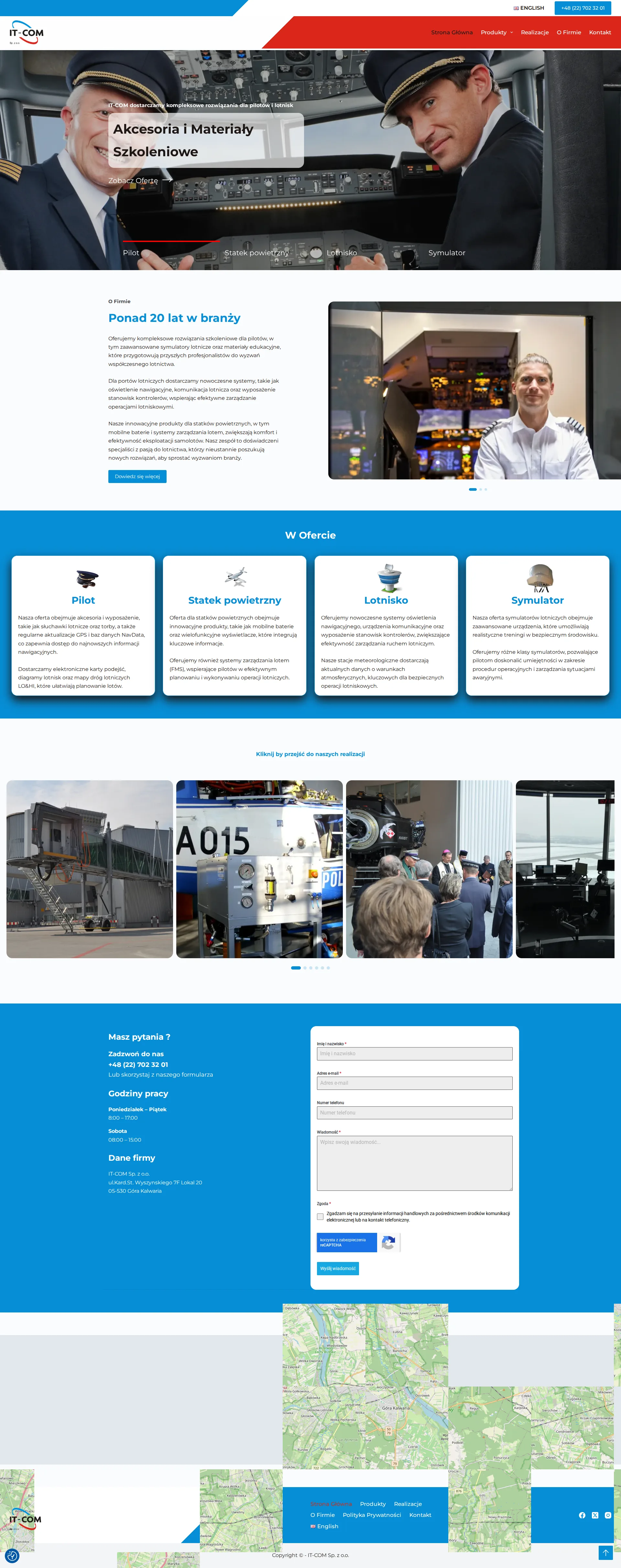 Screenshot strony IT-COM